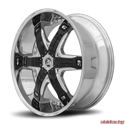 Diablo Fury Wheel 24x10 Blank 35 78.1 Chrome - FUR-241BLNK3578